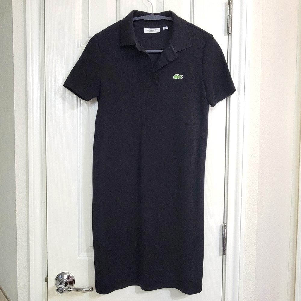 Lacoste black polo dress